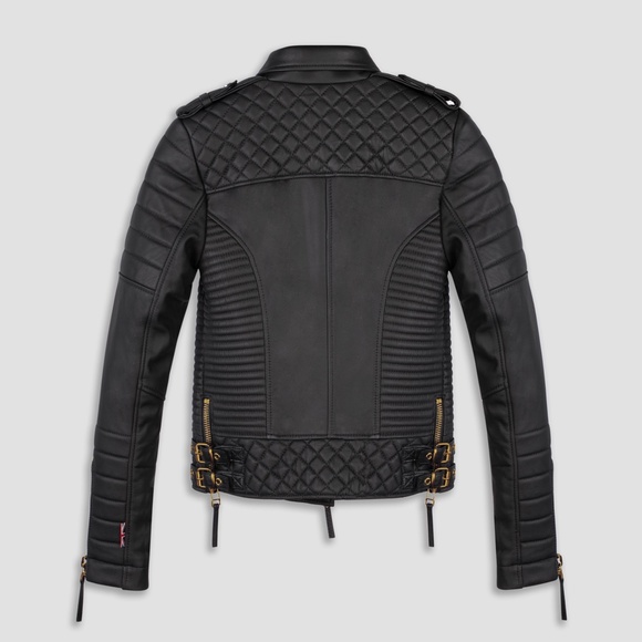 BODA SKINS Kay Michaels 100% Leather Jacket Size 6 - Picture 12 of 16